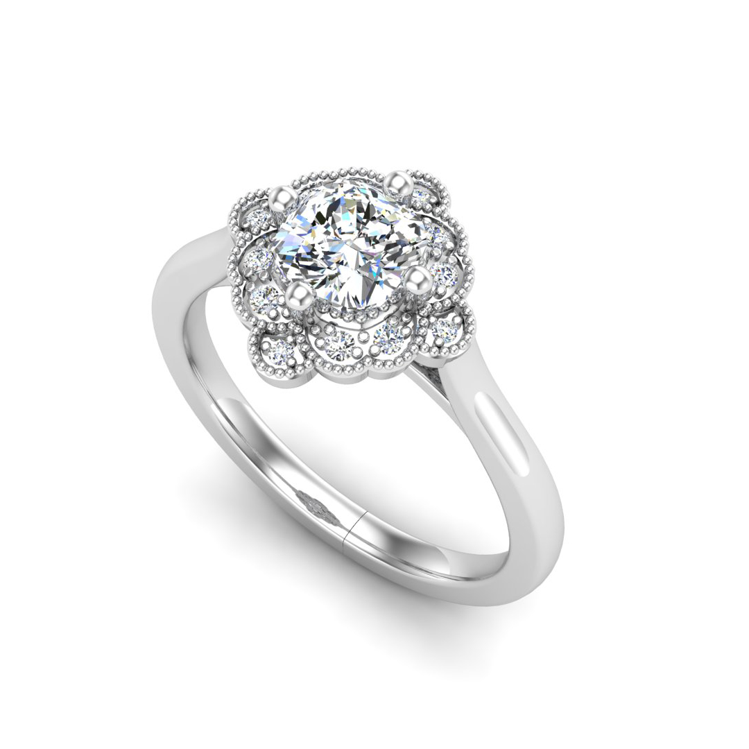 Brinley Halo Engagement Ring